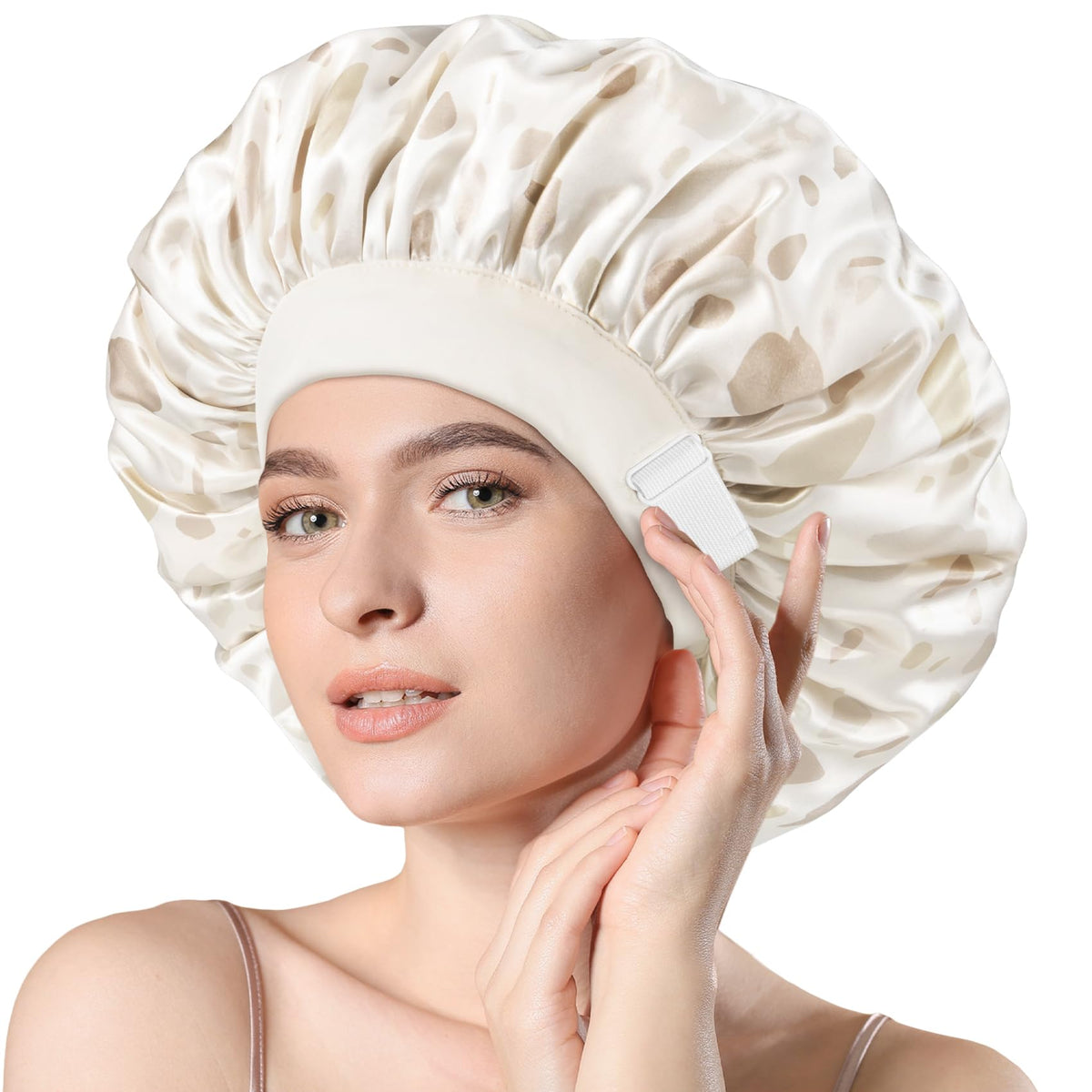 mikimini Satin Bonnet for Sleeping Elegant