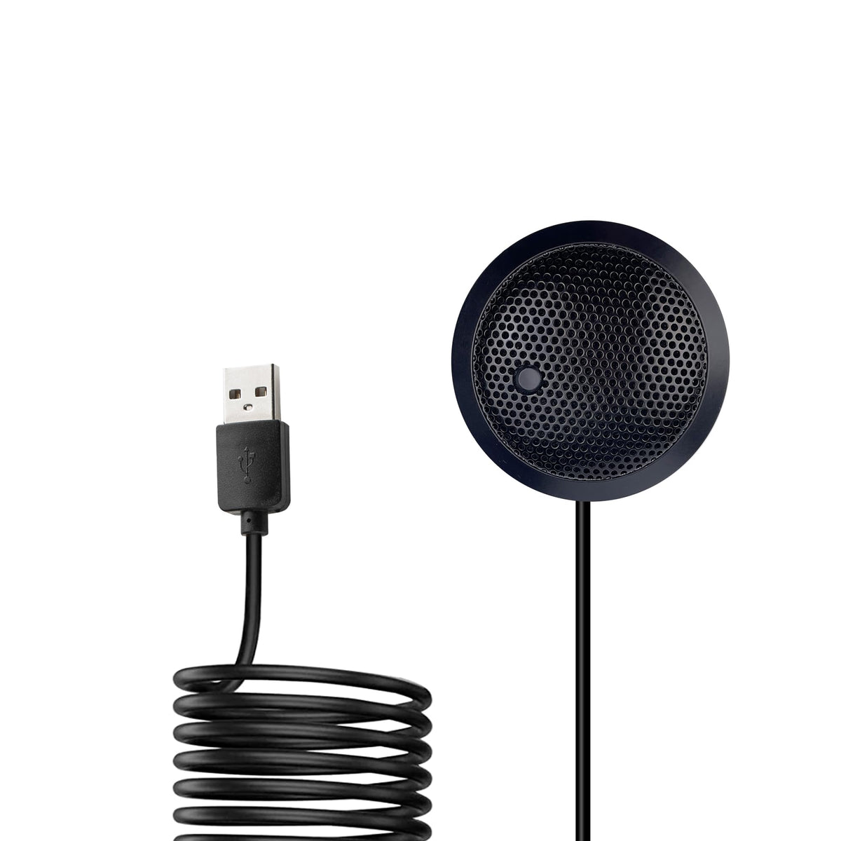 Fyvadio Conference USB Microphone, USB Microphone for Computer, 360? Omnidirectional Condenser PC Laptop Mic with Mute Button for Online