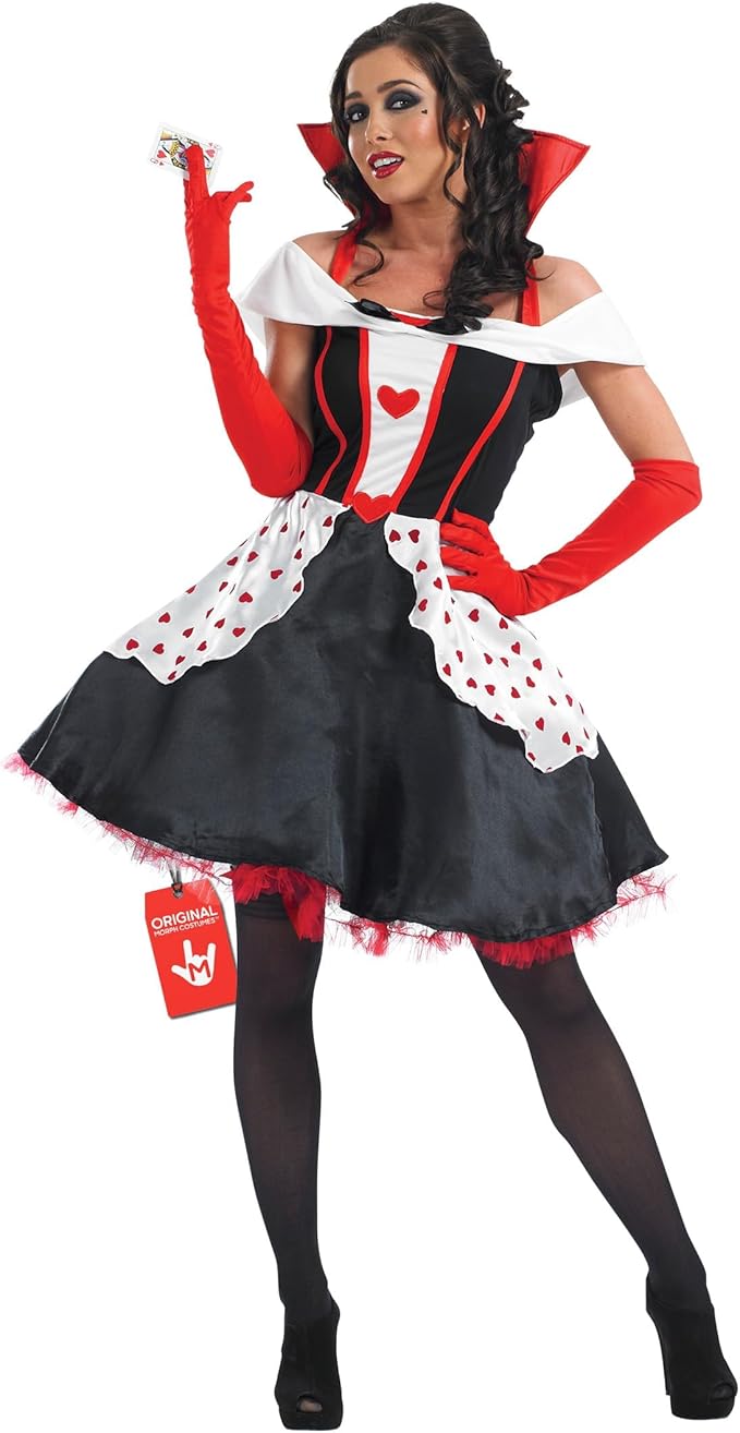 Fun Shack Queen of Hearts Costume Women, M, New but open, scruffy packaging