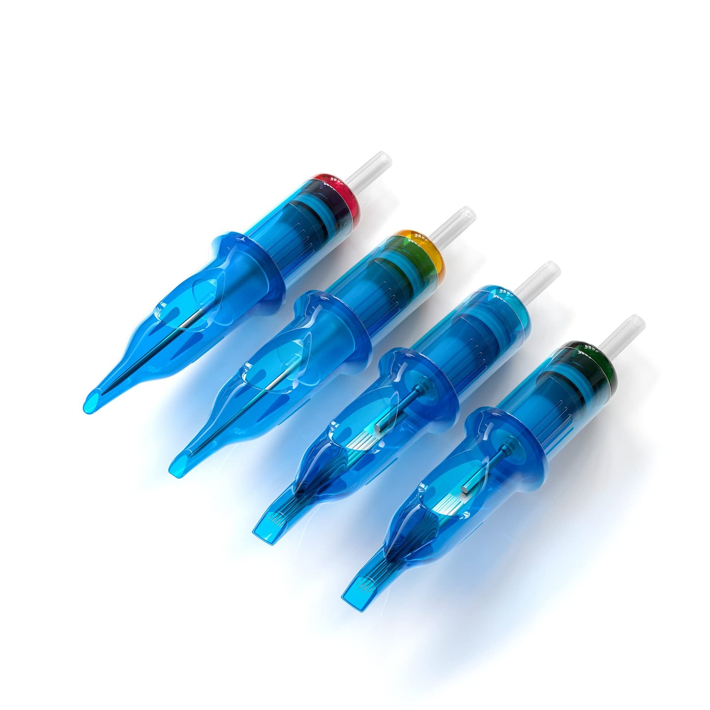 POSEIDON V3 Cartridge Needles 30Pcs With Membrane Safety - Disposable for Tattoo Artists Round Liner (1211RL)