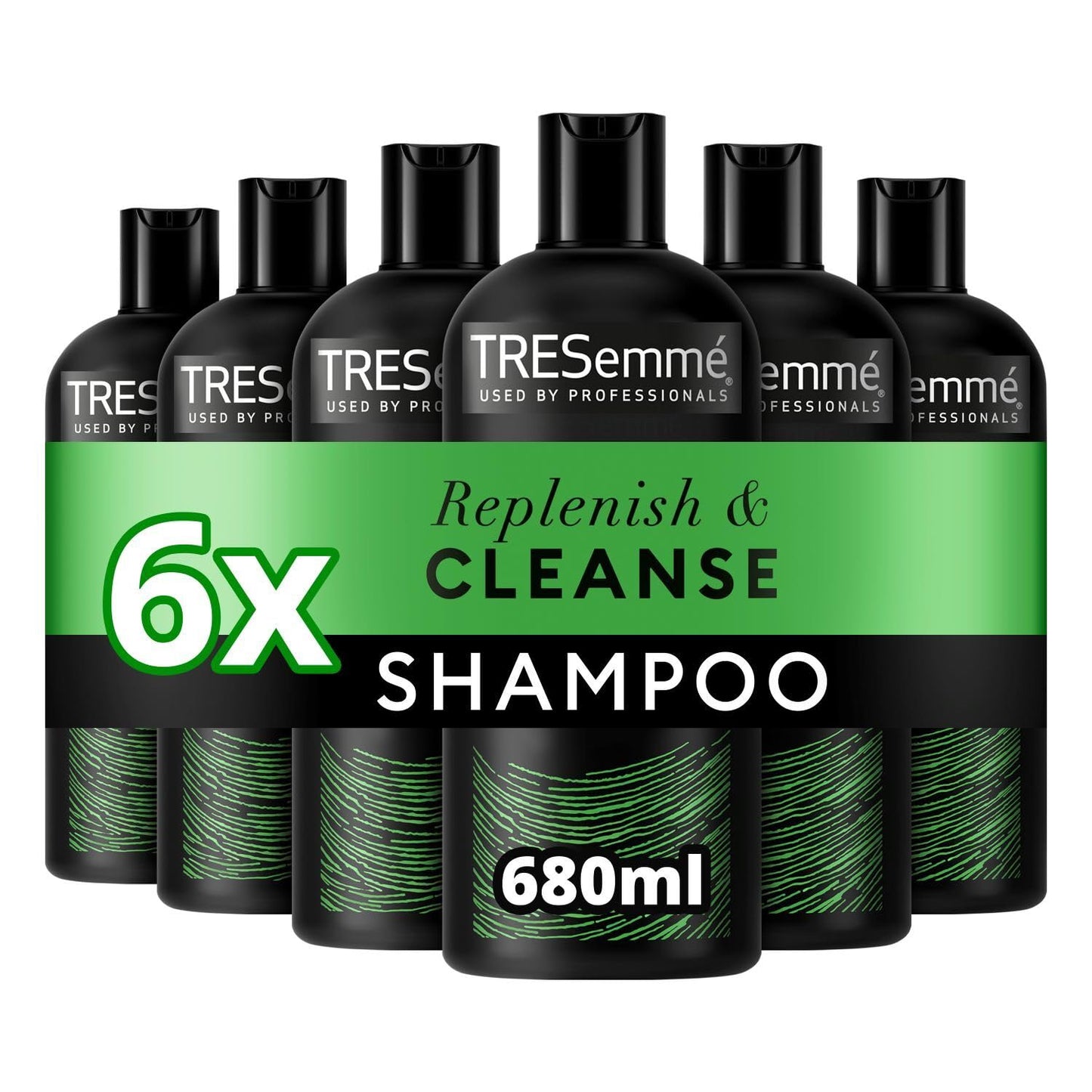 TRESemm? Replenish & Cleanse Shampoo with a vitamin complex for greasy hair 6x 680 ml