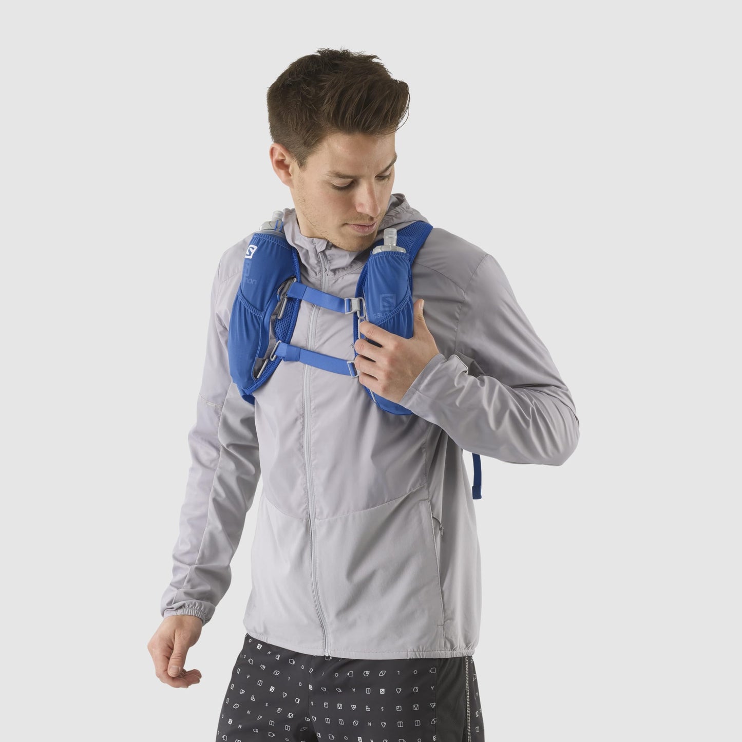 Salomon Agile 2 Unisex Unisex Hydration Vest, Trail Running, MTB, Running, Hiking, Dynamic Comfort, Quick Access, and Comfort in Motion, Blue