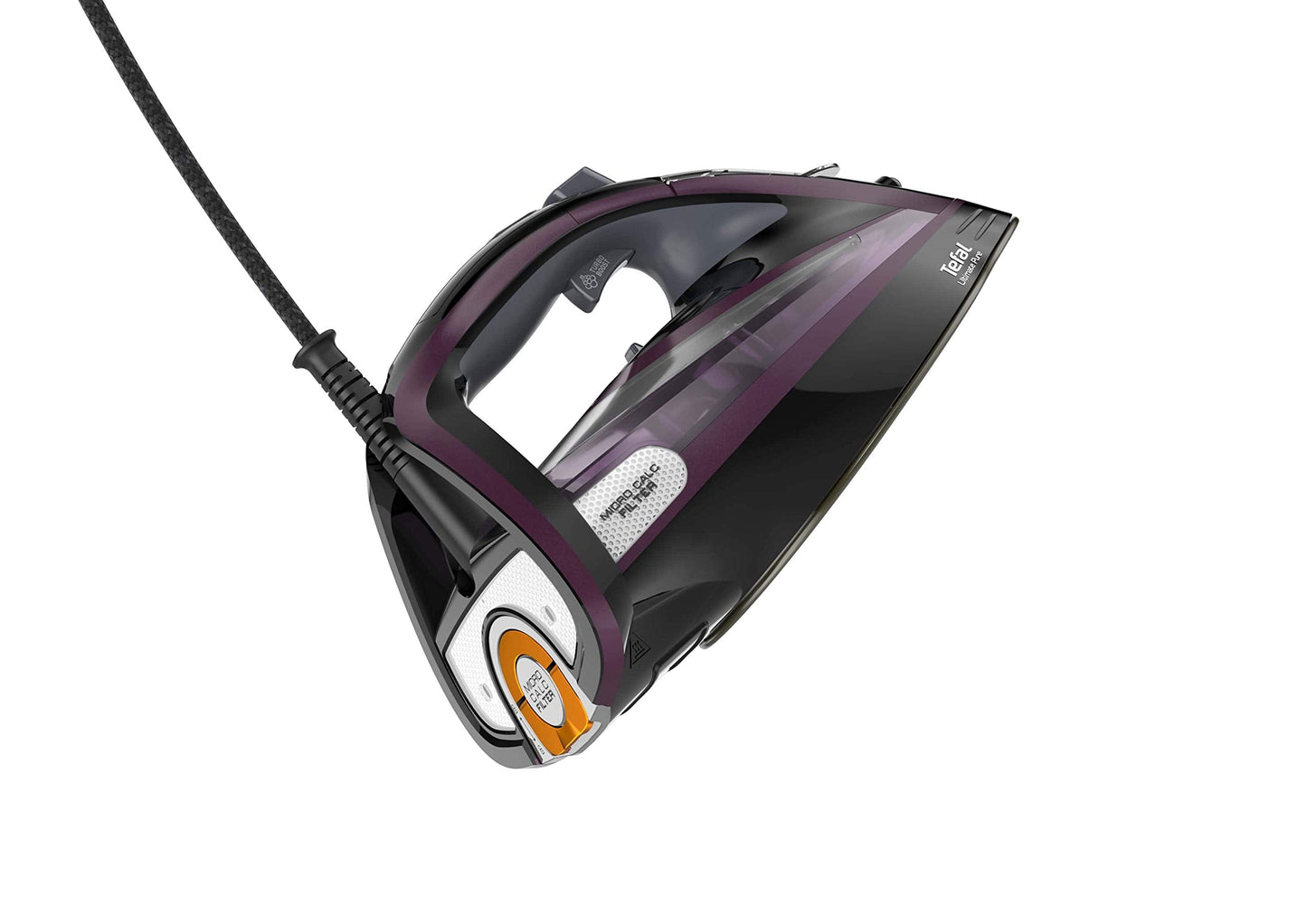 Tefal Ultimate Pure Steam Iron, 240 g/min Steam Boost, 55 g/min Continuous Steam, 350 ml Water Tank, 3000W Power, Non-Stick Durilium Soleplate, Anti