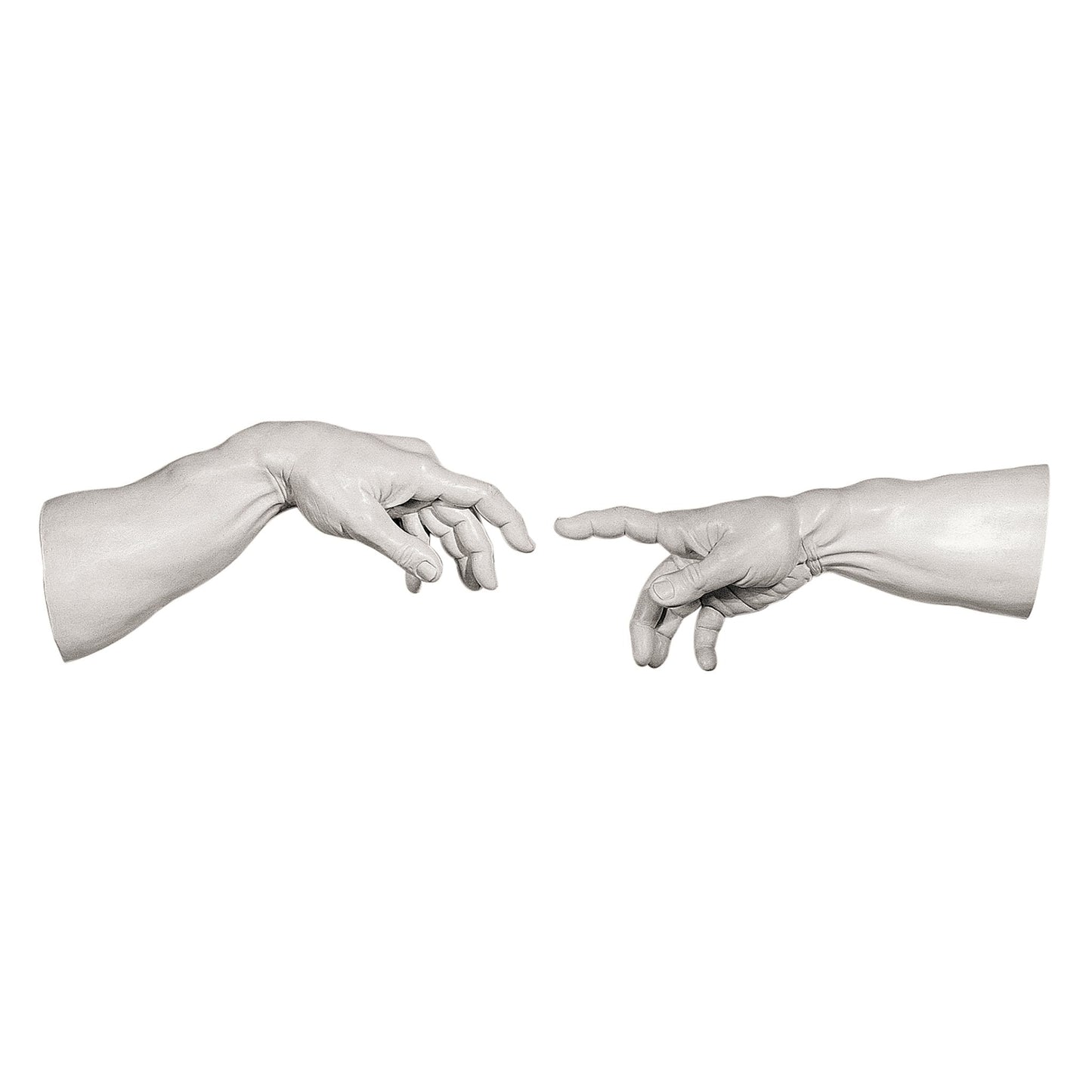Design Toscano The Creation Wall Sculptures, Off White, 7.5x42x16.5 cm