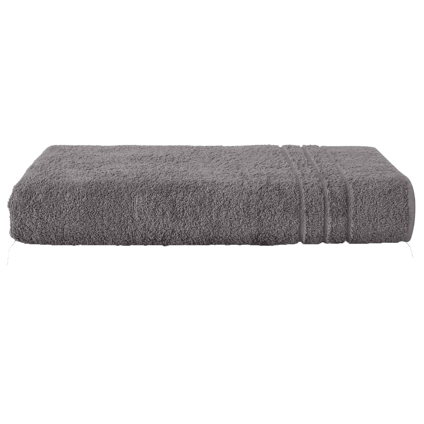 Komfortec Bath Towel 100 x 200 cm 100% Cotton Sauna Towel XXL Soft Large Terry Cloth Quick Drying Anthracite Grey