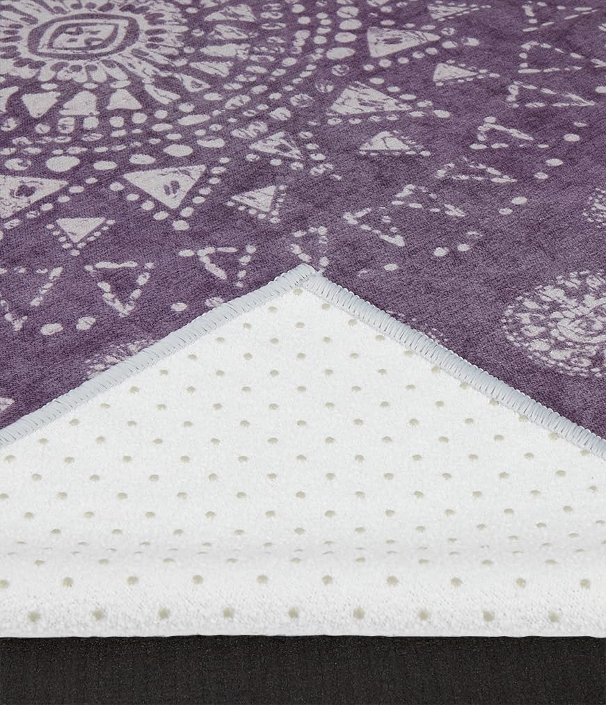 Yogitoes Yoga Mat Towel - Lightweight, Quick Drying Microfiber, Non Slip Skidless Technology, Use in Hot Yoga, Vinyasa and Power, 71 Inch (180cm),