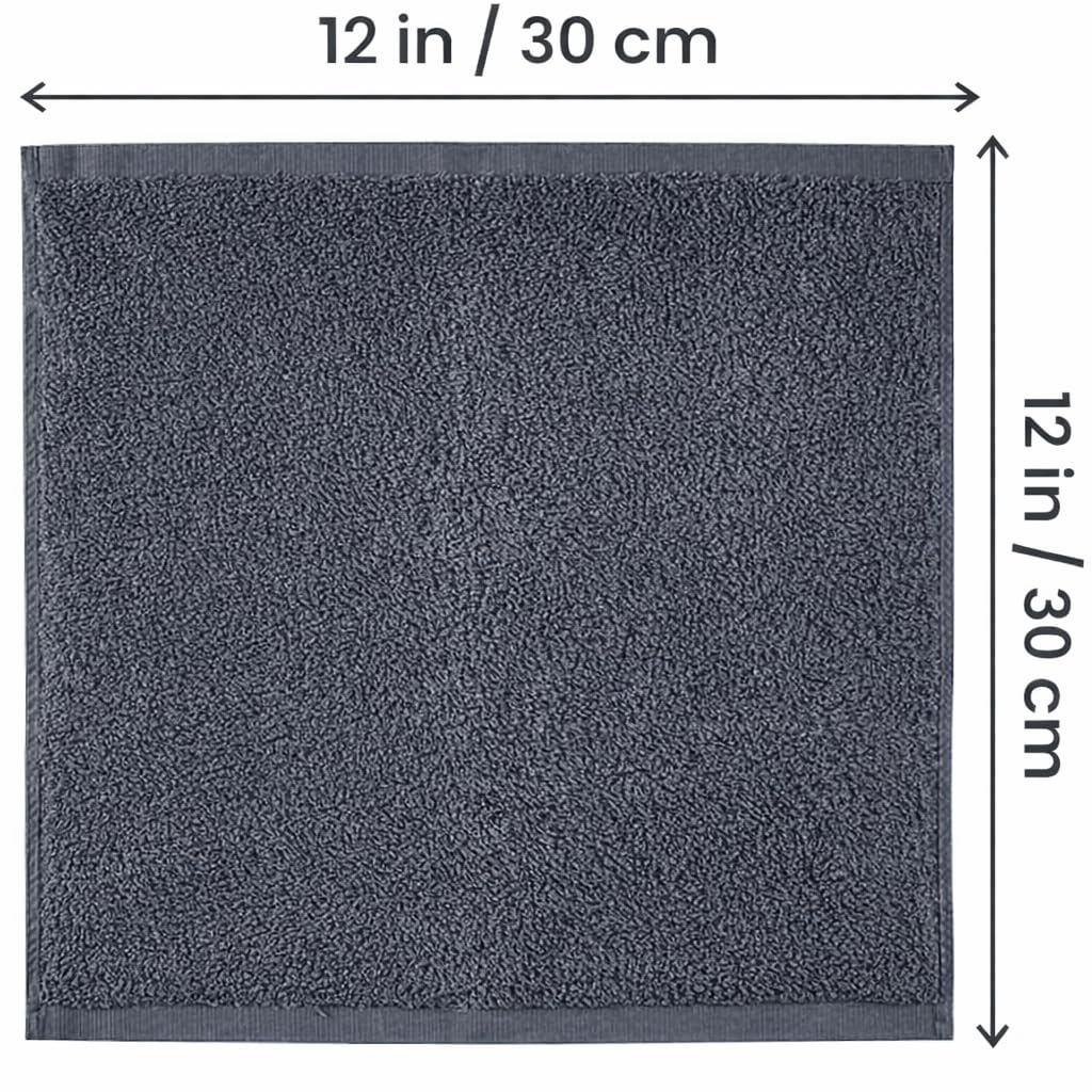 Symphony Flannel Face Cloth Ultra Gentle Face Towels for Sensitive Skin-Reusable Facial Cleansing Washcloths for Unisex Adult Spa Gym Sport Beauty