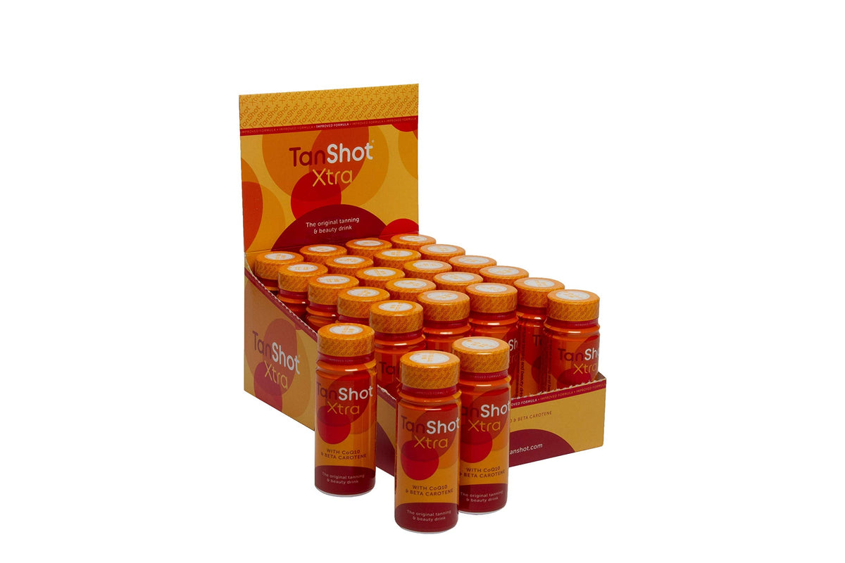 Tanshot Tanning & Beauty drink, Liquid (24 bottles + display box)