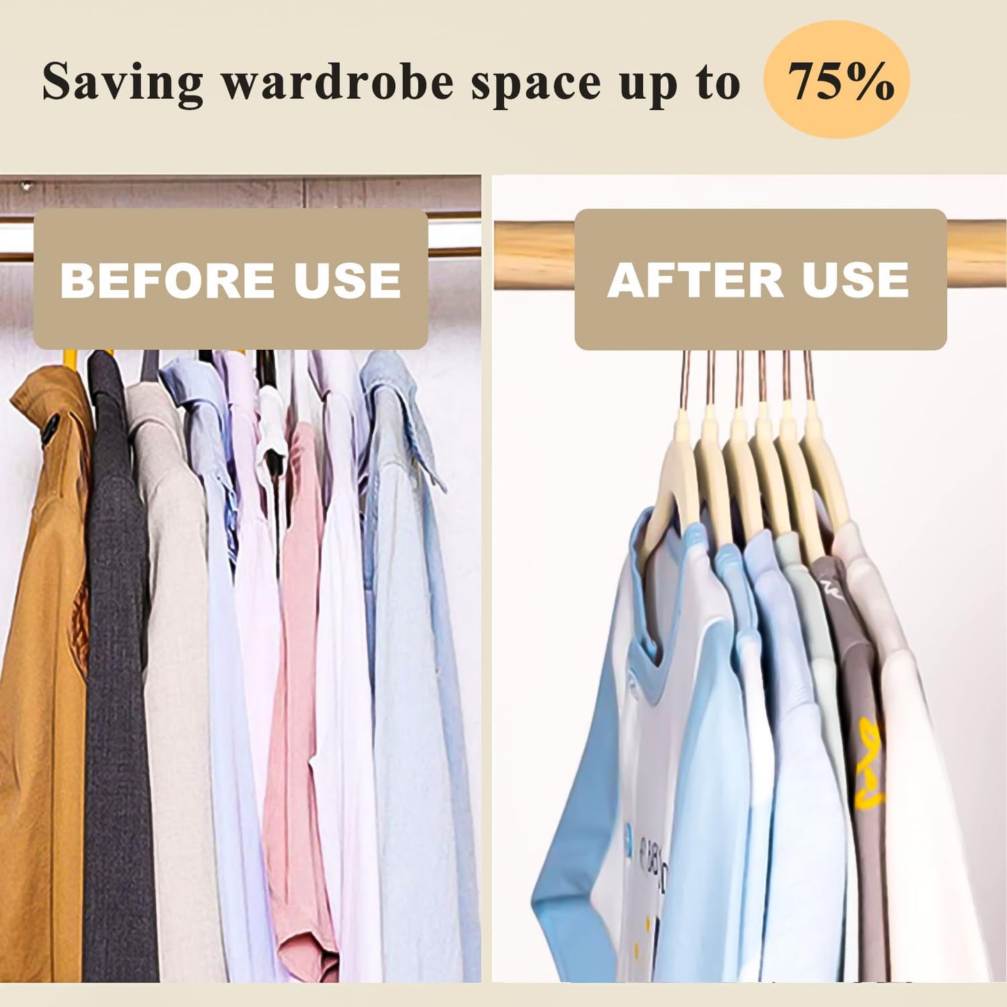 Baby Velvet Hanger 10Pcs, Non-Slip Kids Coat Hangers, Ultra-Slim Space Saving Toddler Children's Hangers for Clothes