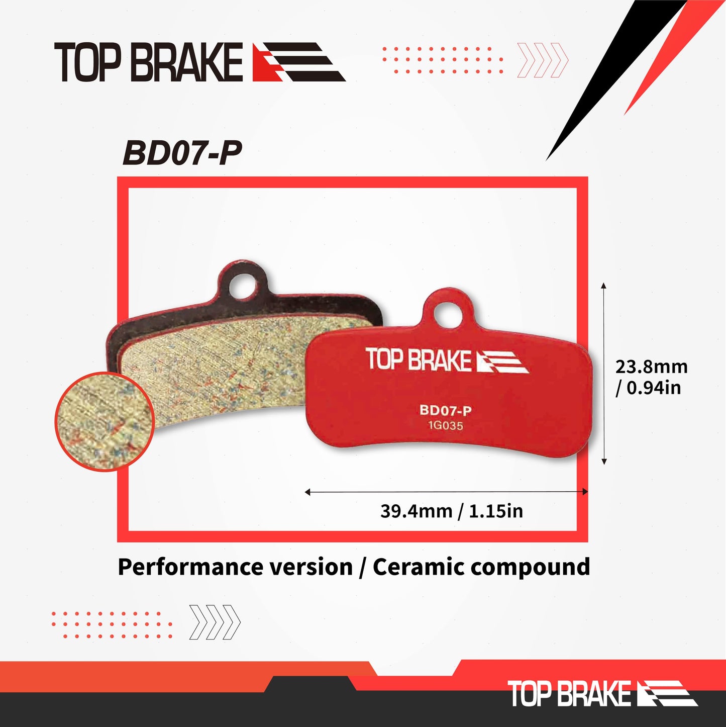TOP BRAKE 2 Pairs Disc Bike Brake Pads for Shimano 4 Piston Saint BR-M810 M820 Zee M640 XTR-M9120, Deore XT BR-M8020, M8120,M6120,BR-MT420,MT510,MT520