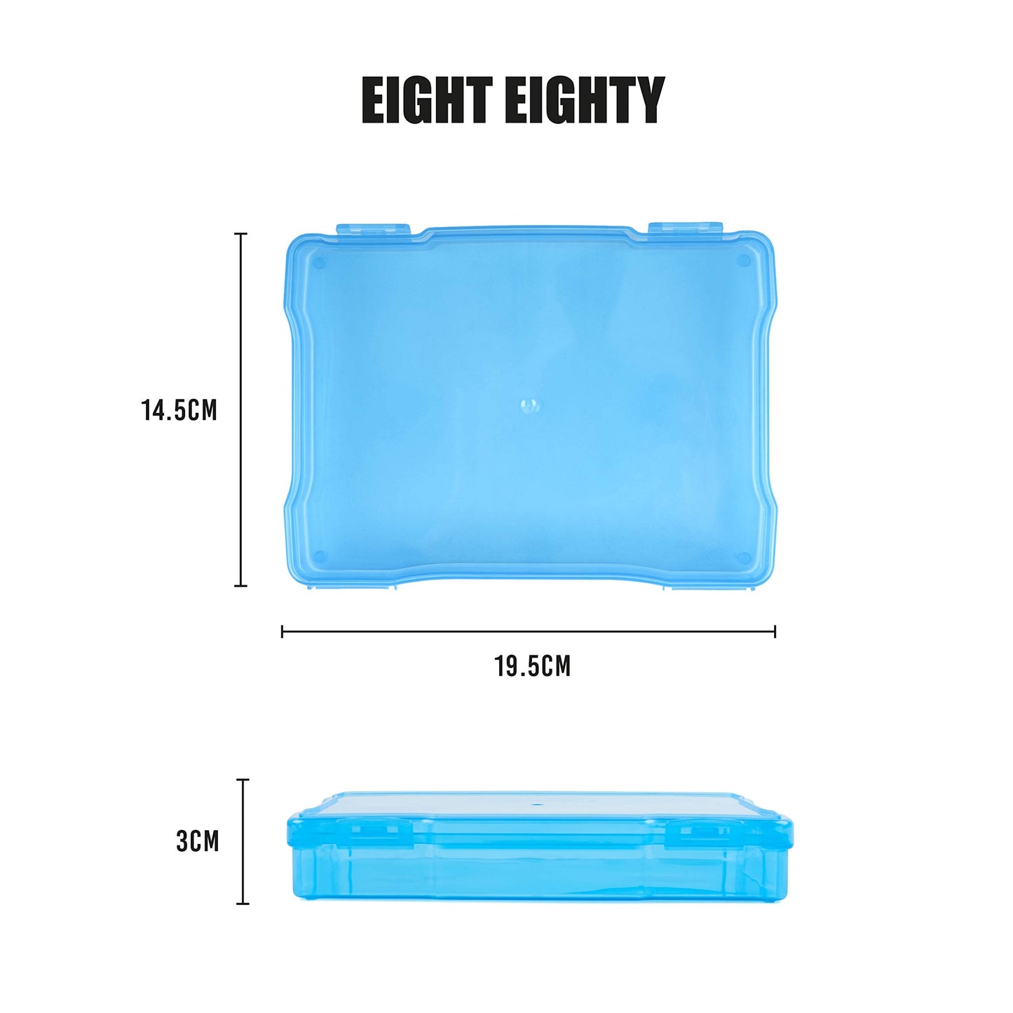 Office Mania Photo Storage Box with Labels for 600 Photos