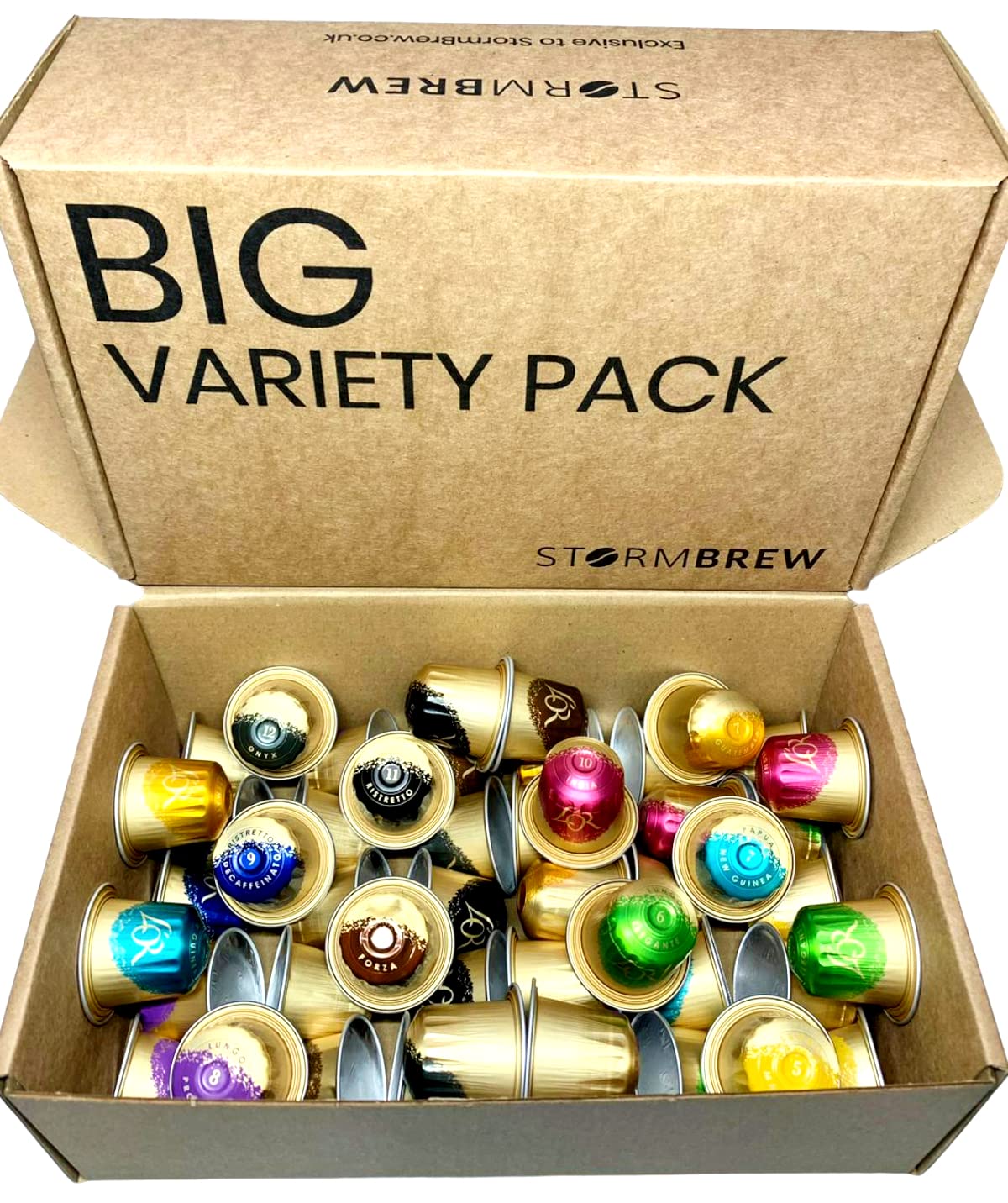 L?OR Nespresso Compatible Variety Pack Starter Set (50 drinks ? 10 flavours)