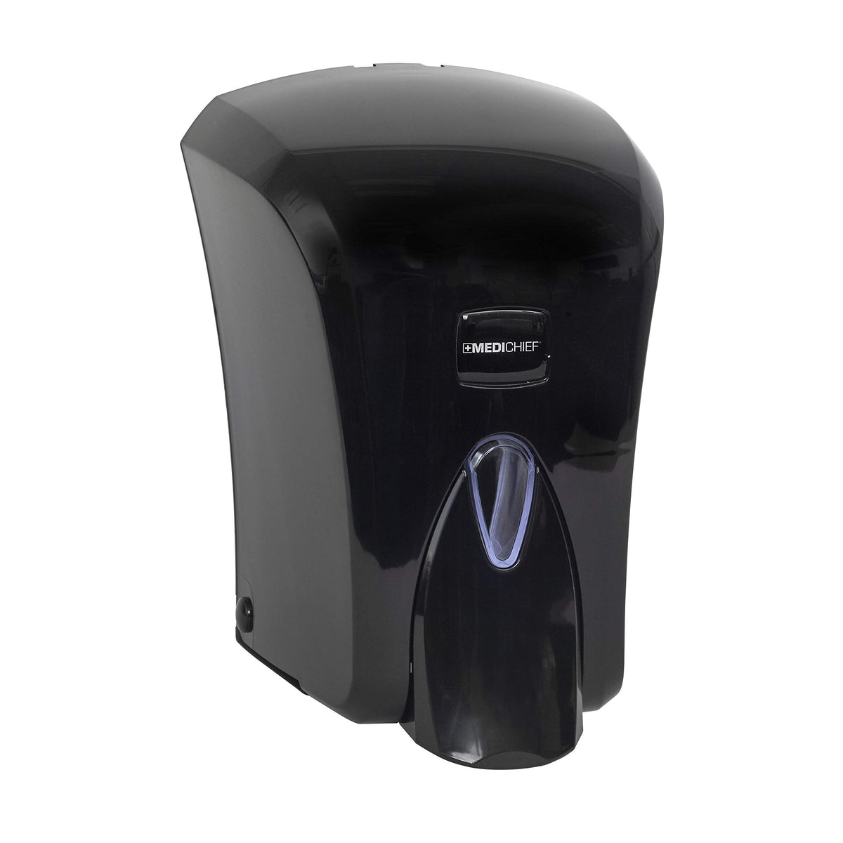 Medichief Wall Mounted 1 Litre Soap Dispenser | Manual 'Push Button' Black Soap Dispenser | Liquid Soap Dispenser Suitable For Home, Office, Hotel &
