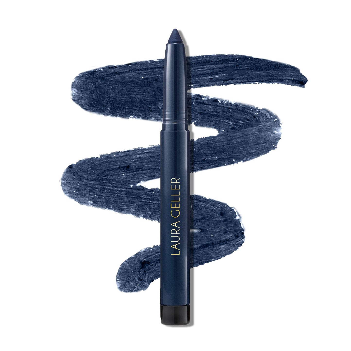 LAURA GELLER NEW YORK Longwear Kohl Kajal Eyeliner Pencil (Denim Kohl) Hydrating & Vibrant Eyeliner Pencil With Built in Sharpener For Expert