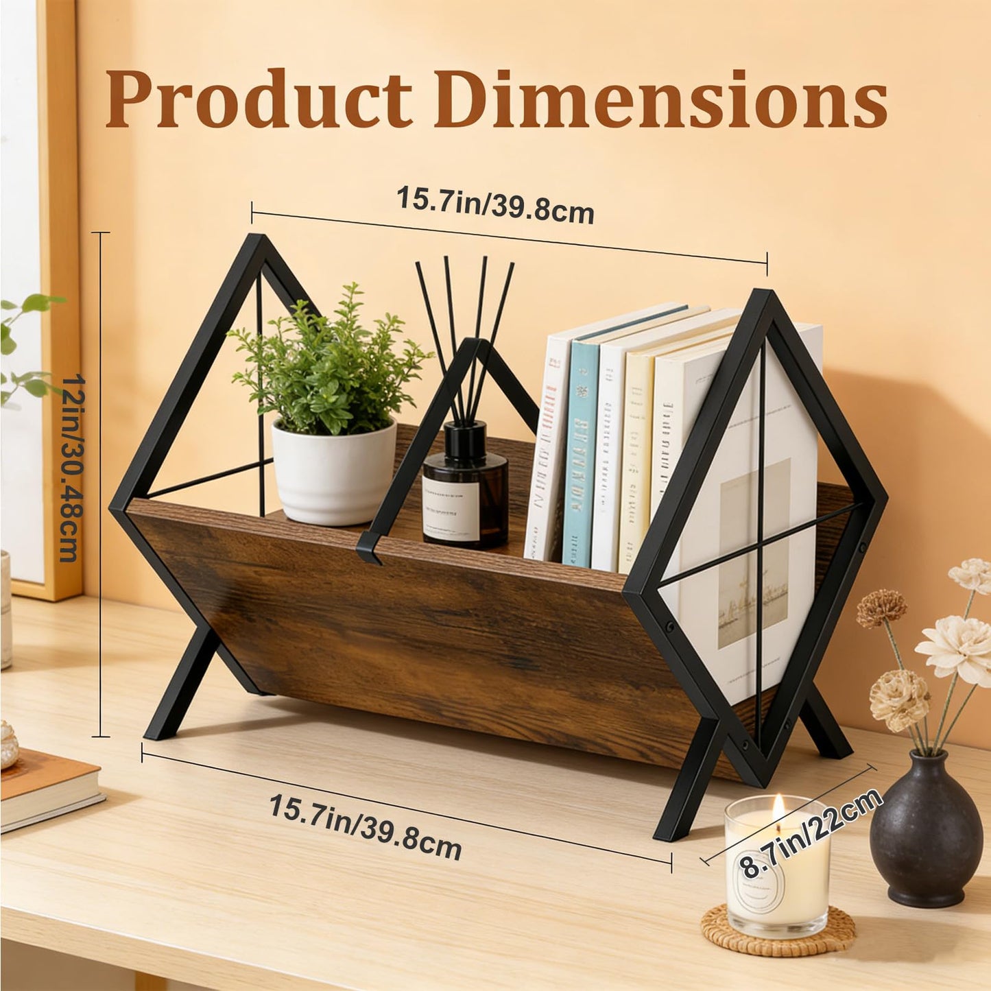 Spalivivre Vinyl Record Storage Rack, Record Player Stand for 80-100 LPs