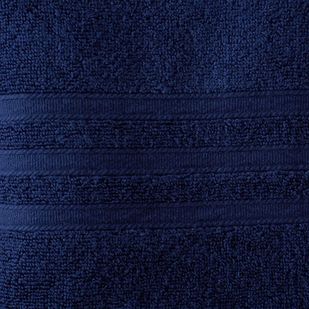 Catherine Lansfield Zero Twist Cotton 50x85cm Hand Towel Navy Blue