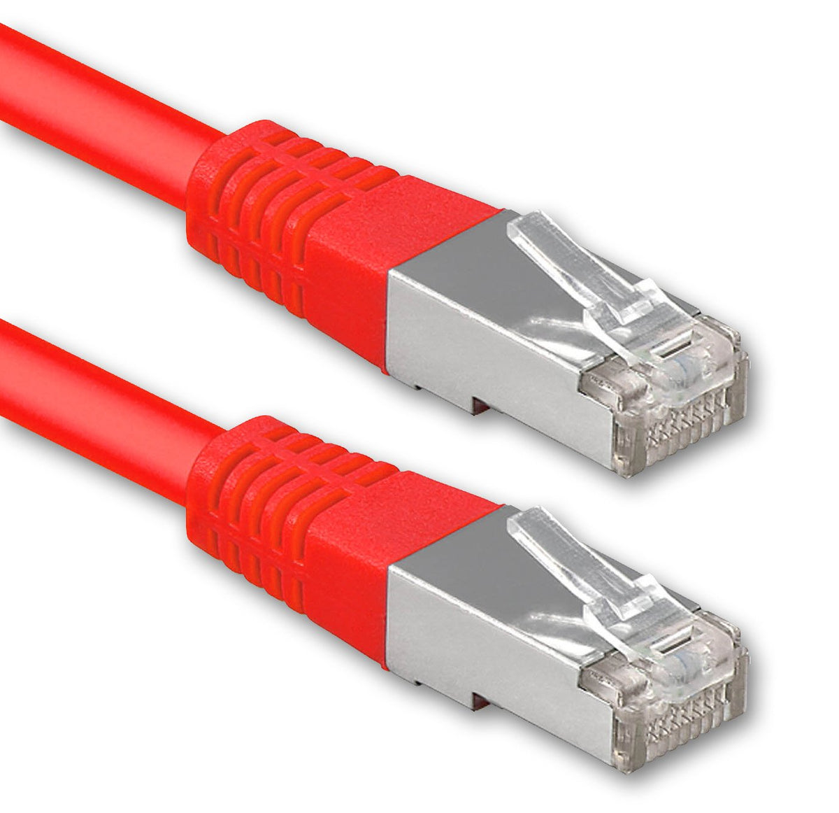 1aTTack.de 20 m red - 1 piece Cat.6 patch cable network cable CAT6 S-FTP Gigabit Lan PIMF CAT 6 copper CU halogen-free Internet DSL game console Smart
