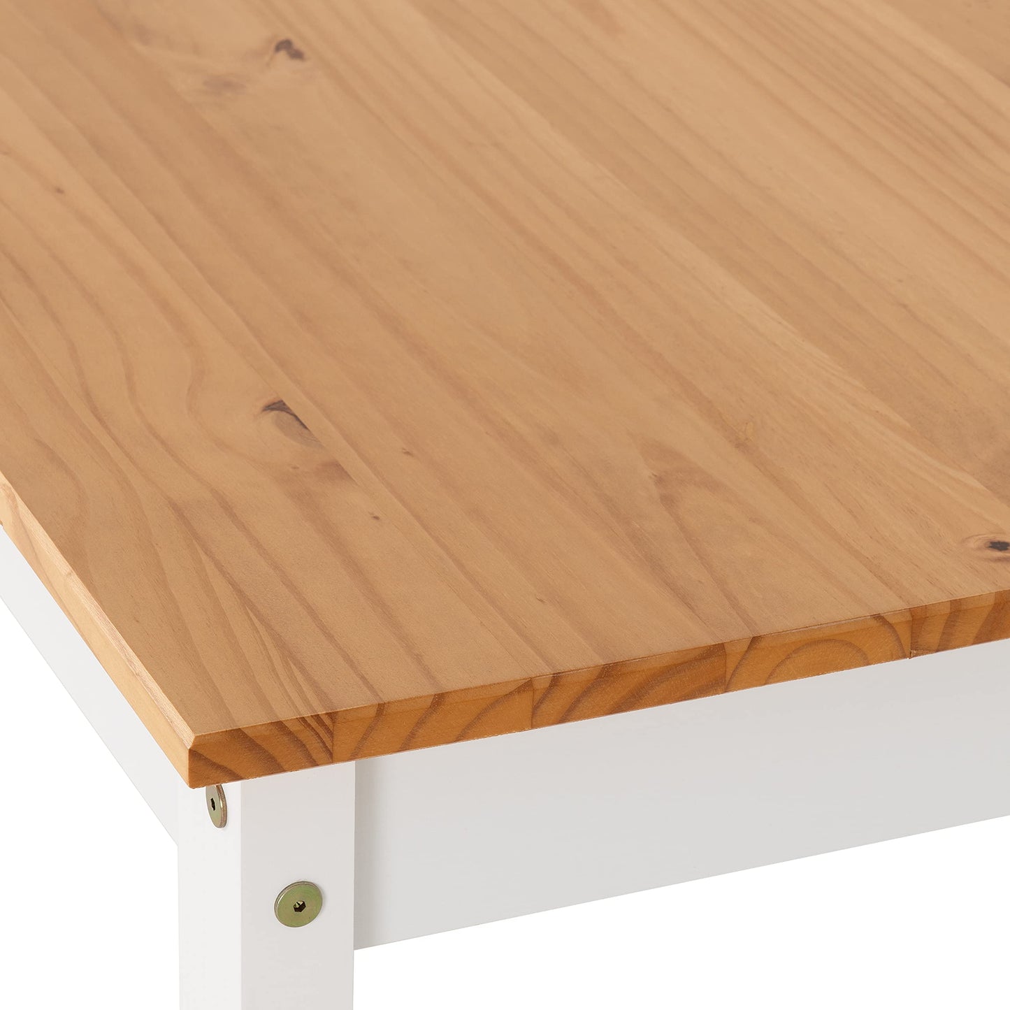 Seconique Ludlow 1+4 Dining Set in White/Oak Effect