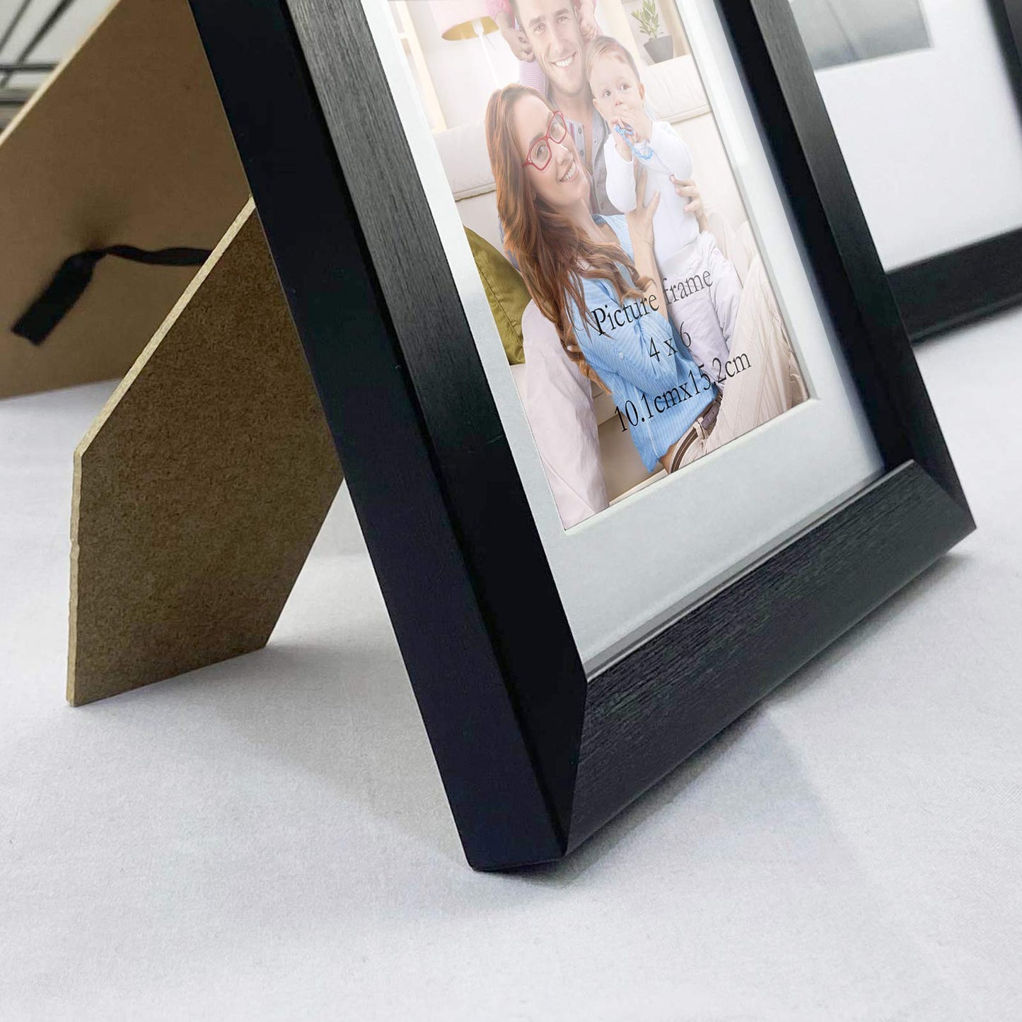 Giftgarden Multi Black Picture Frames with Mat for Multiple Sizes Photos, Four 4x6, Four 5x7, Two 8x10 for Gallery Photo Frame Collage Wall or