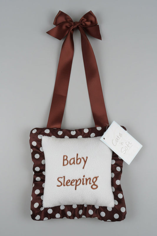cute n soft baby cushion blue