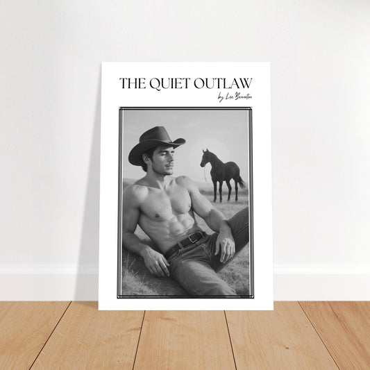 80s Western Cowboy Wall Art - The Quiet Outlaw