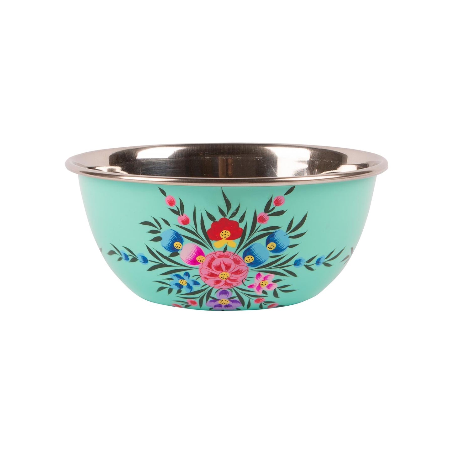 Pansy 18.5cm Stainless Steel Picnic Bowl