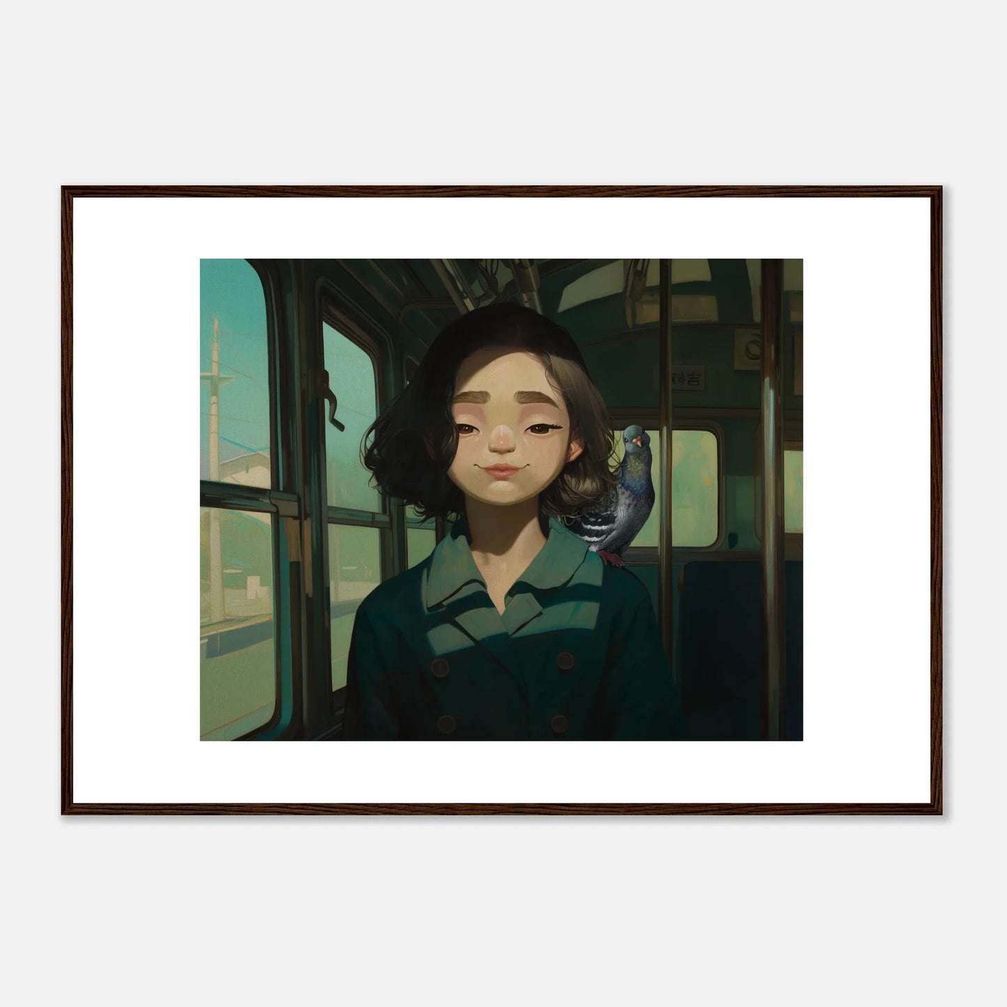 Bebe Wahyu - 'Joyful Journey' Framed Print