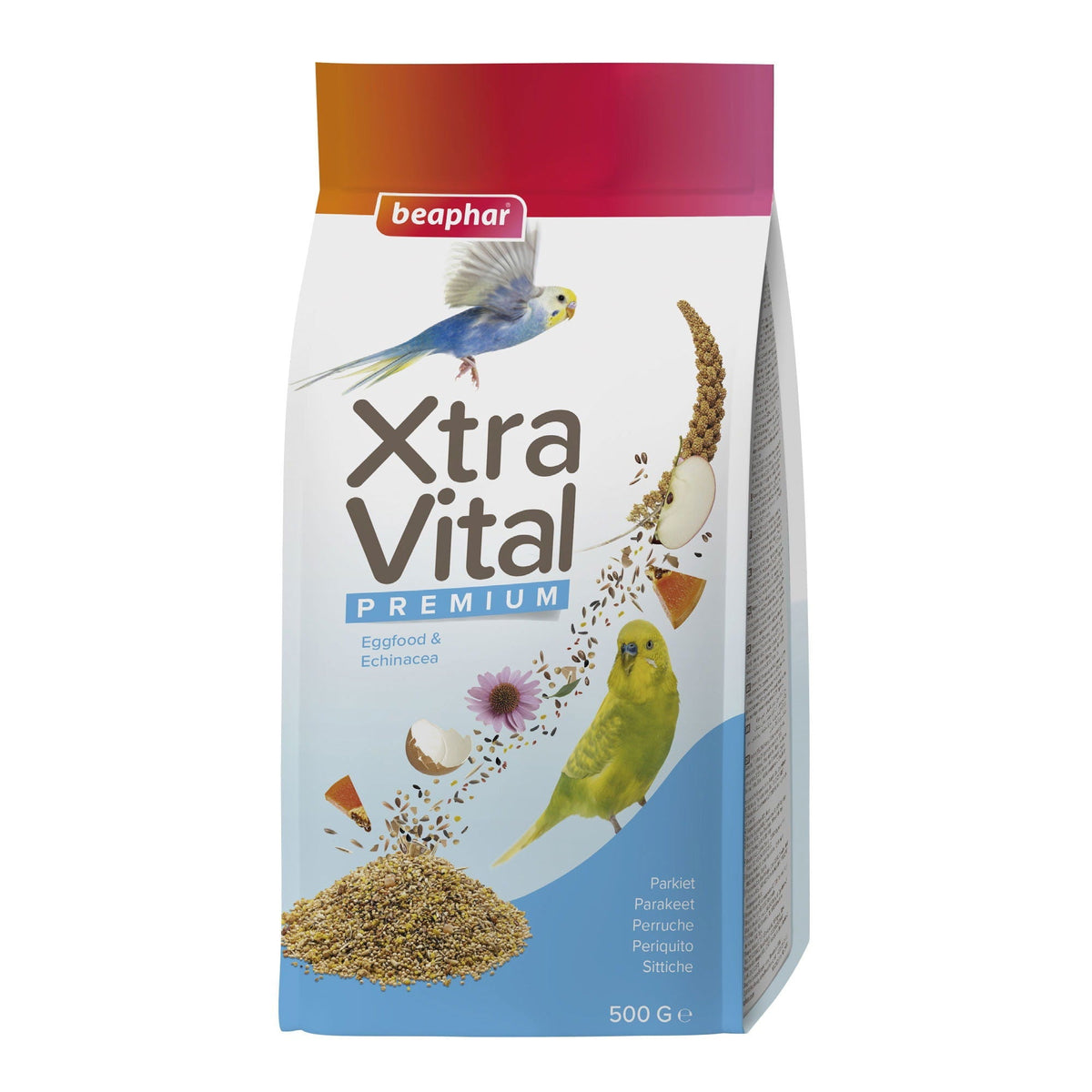 Beaphar XtraVital Parakeet 500g - Case of 7