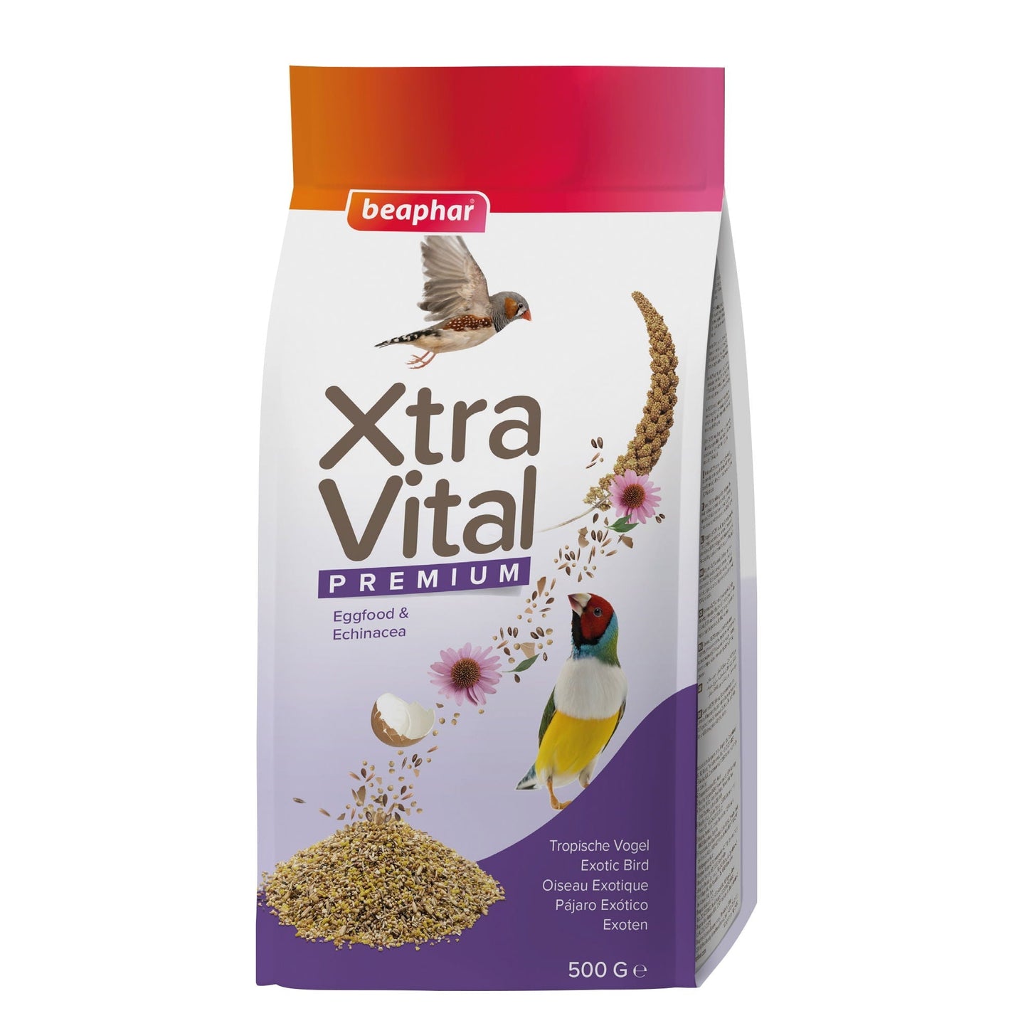 Beaphar XtraVital Exotic Bird 500g - Case of 7