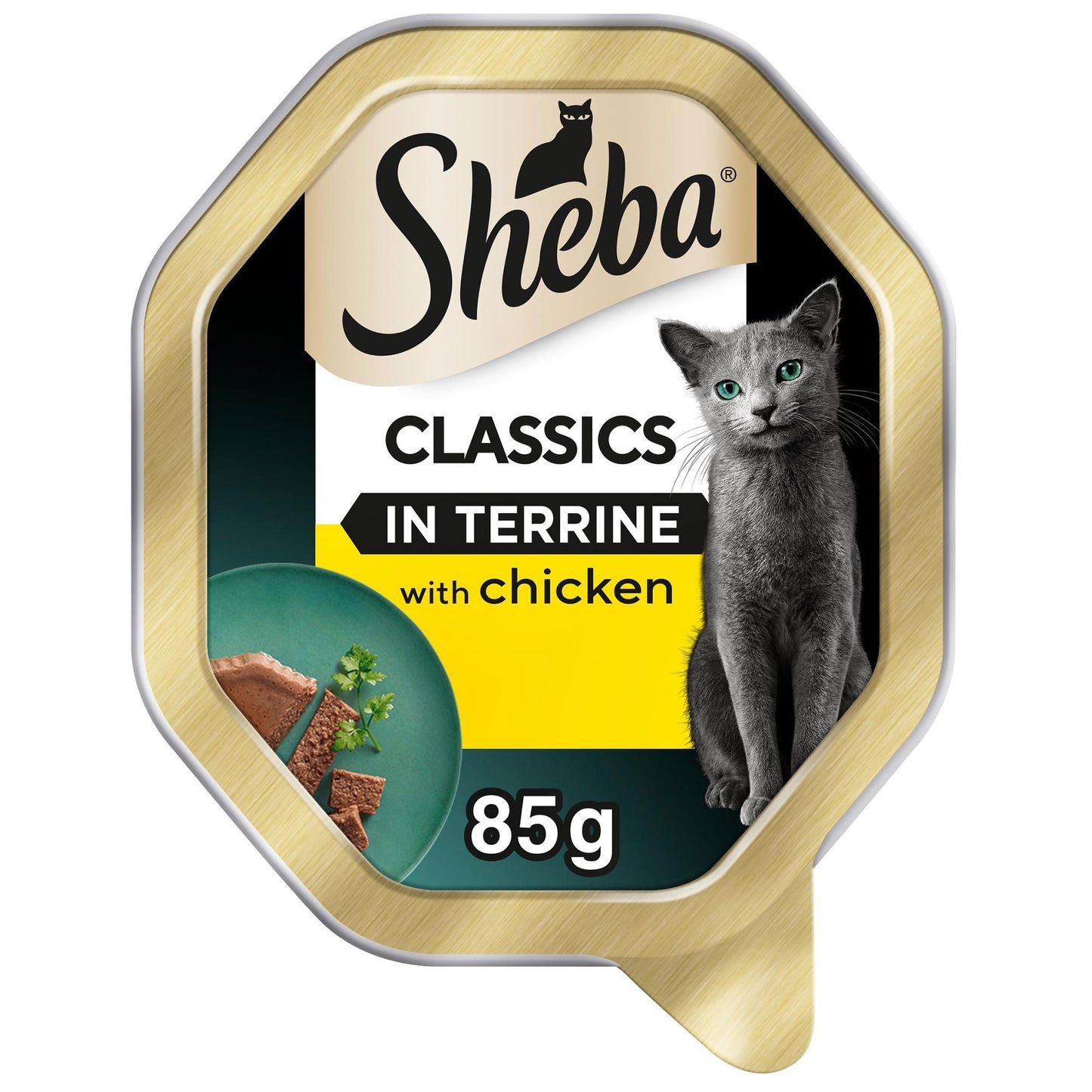 SHEBA Classics Adult Cat Food with in Terrine 85g Tray