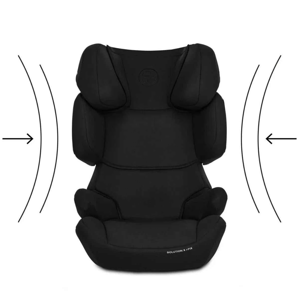 Cybex Solution X i-Fix Group 2/3 Car Seat - Pure Black