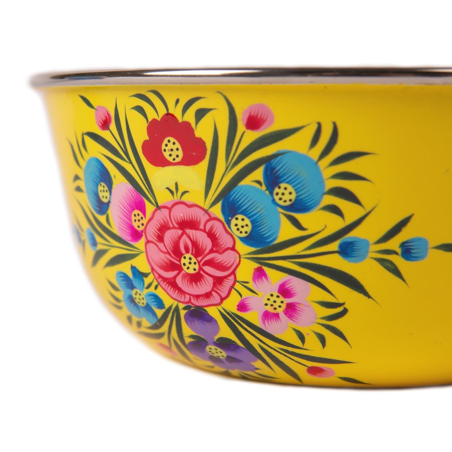 Pansy 18.5cm Stainless Steel Picnic Bowl