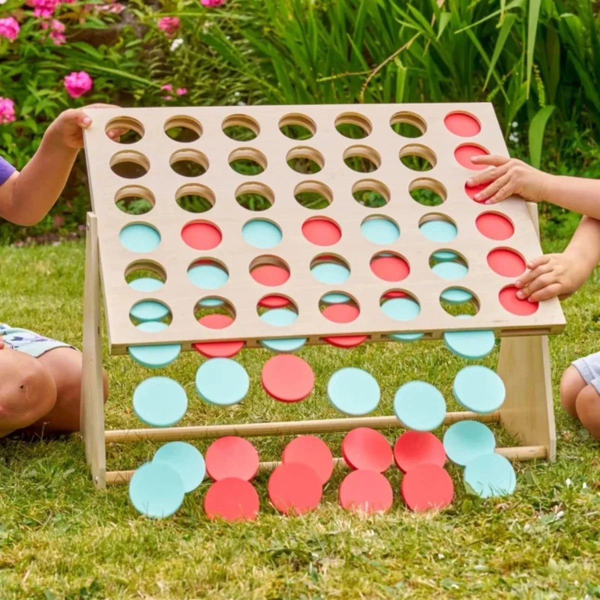 TP Giant Wooden 4-in-1 Row Game