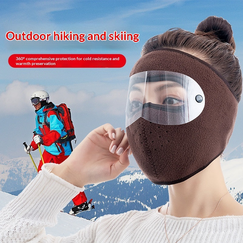 Women's Thickened Dust-Proof Neck-and-Ear-Protecting Winter Cycling Mask