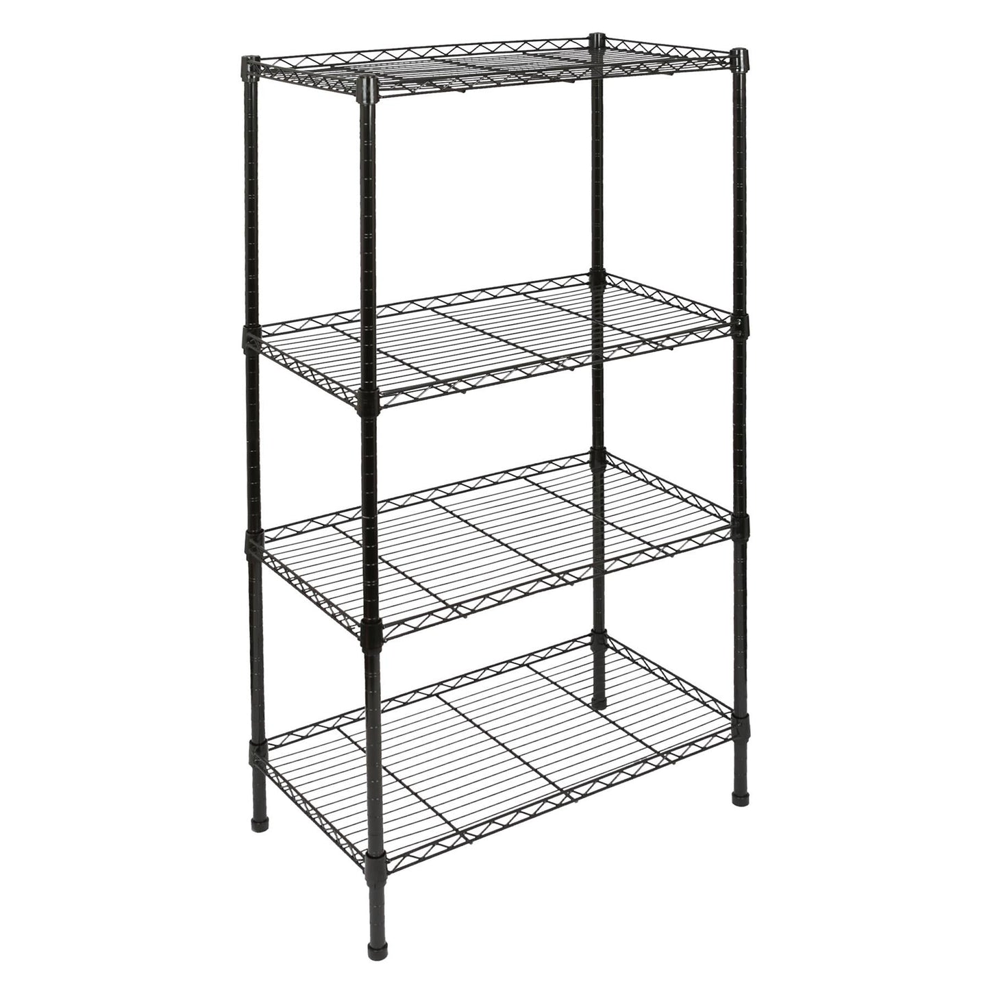Adjustable Wire Shelving Unit - Black