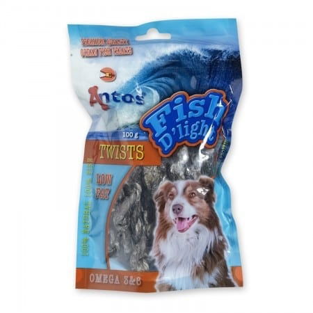 Antos - Fish D''light Twists 100g - Case of 10