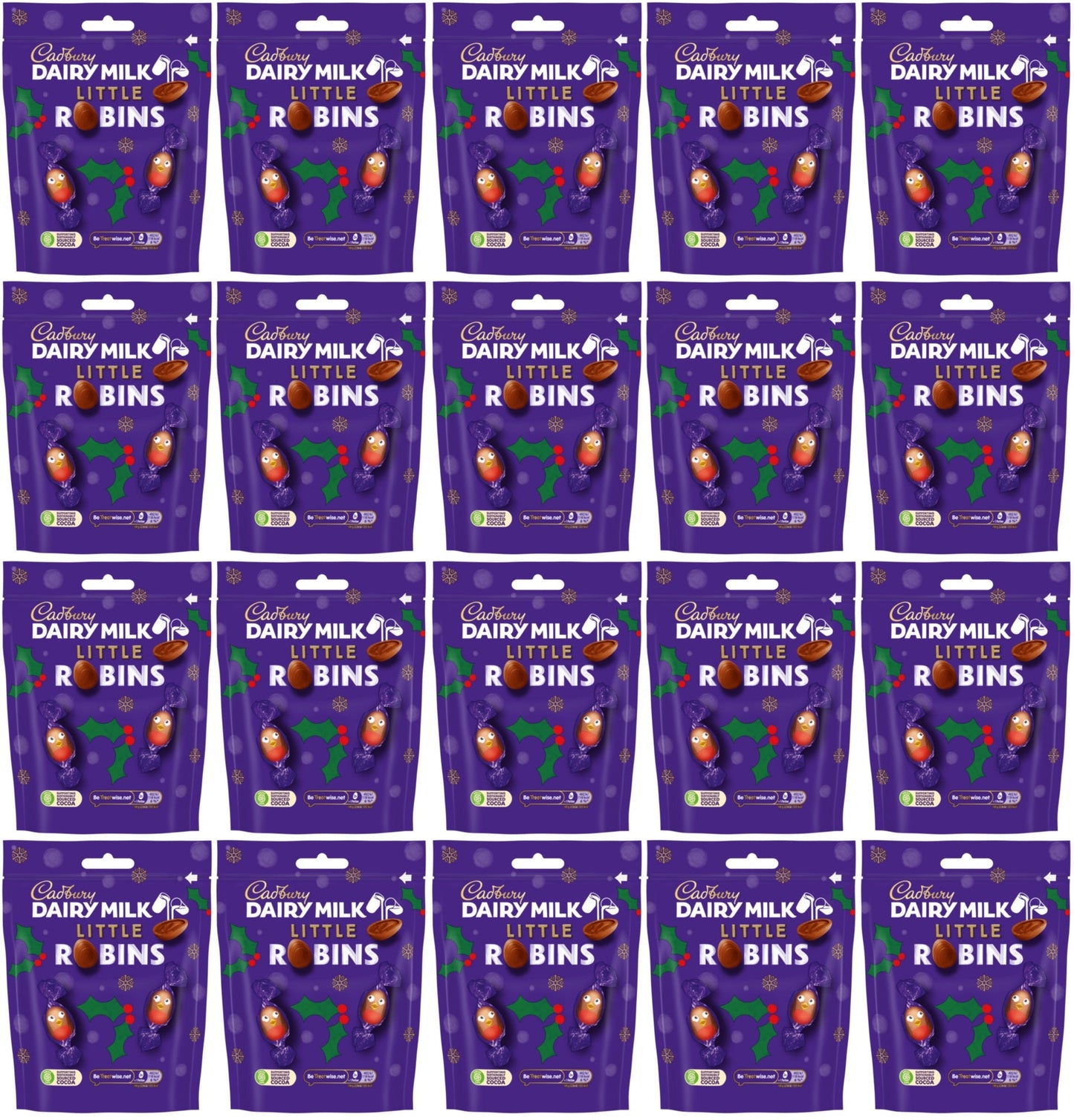 20 x Cadbury Dairy Milk Little Robins 77G