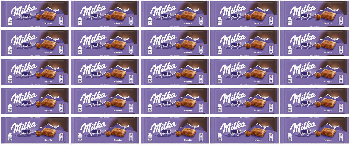 25 x Milka Noisette Large Bar - 90GM