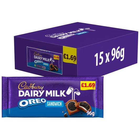 15 x Cadbury Oreo Sandwich - 96GM