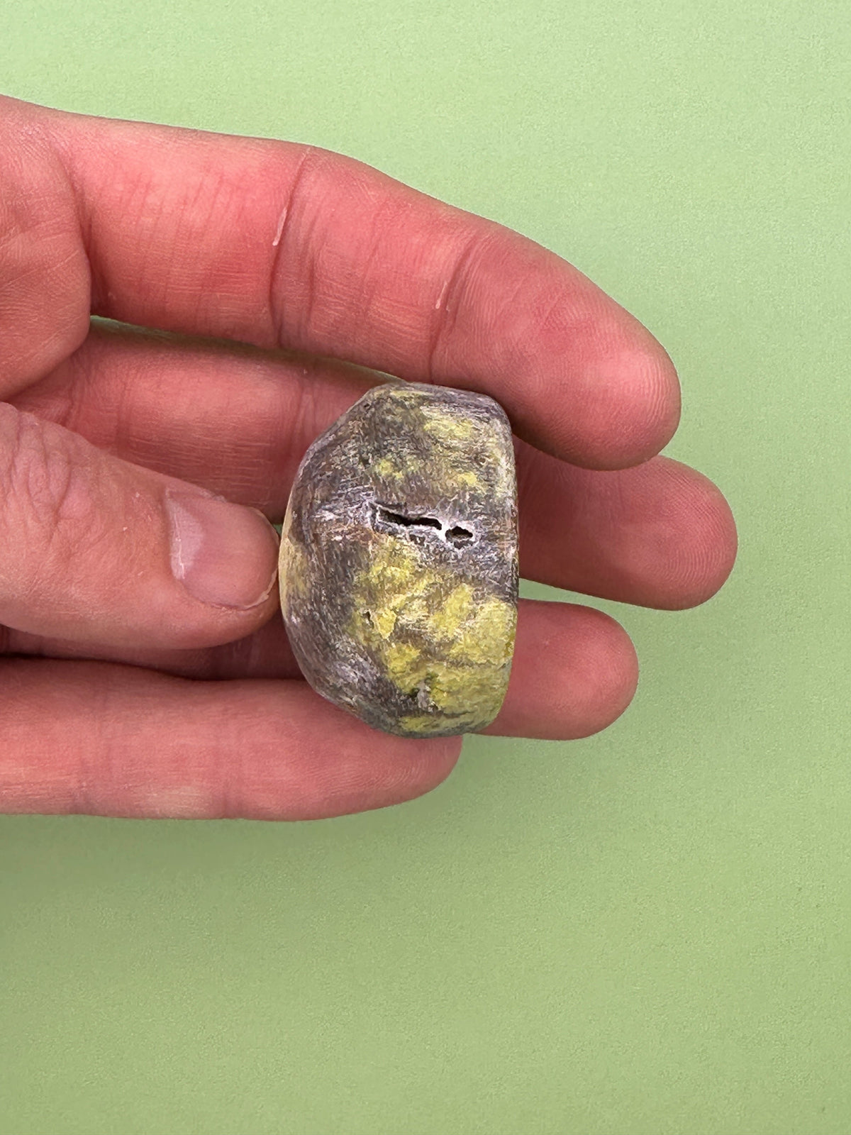 Green opal - Rough dragon egg