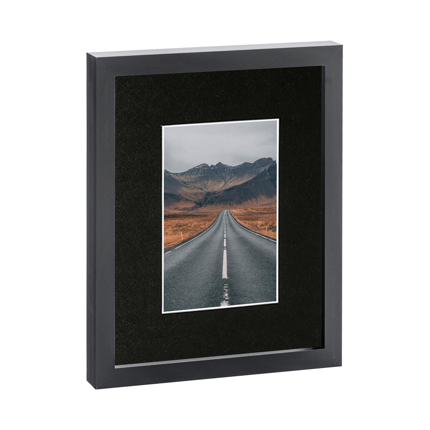 Black 8" x 10" Photo Frame with 4" x 6" Mount
