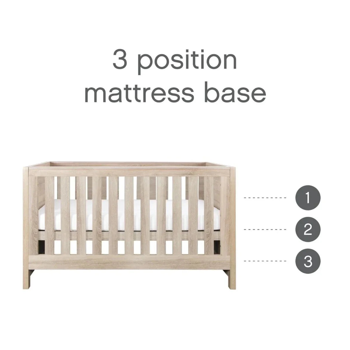 Tutti Bambini Modena 2 pcs Room Set - Oak