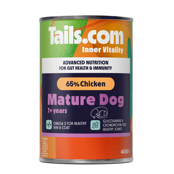 Tails.com Inner Vitality Mature Chicken Can 400g