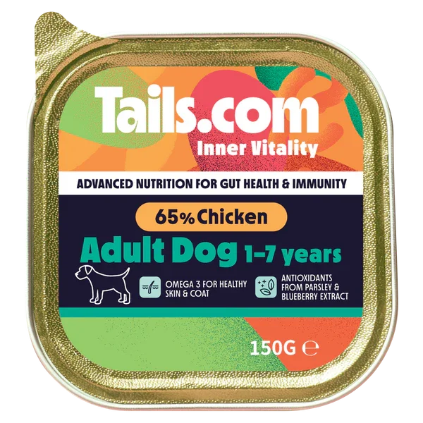 Tails.com Inner Vitality Adult Chicken Alu Tray 150g