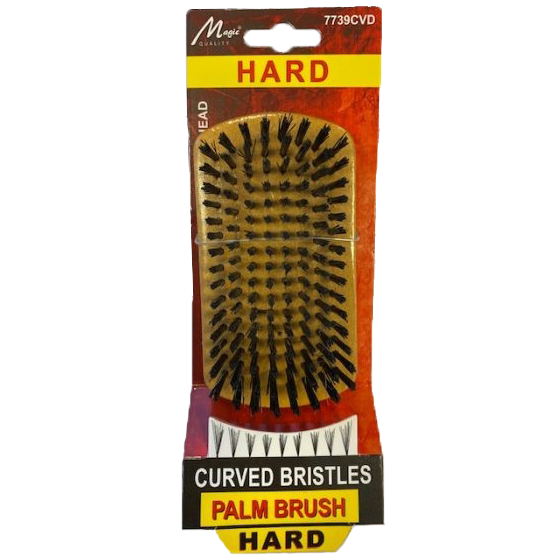 Magic Collection Curved Bristles Hard Palm Brush - Ultimate Wave Definition & Smooth Hair