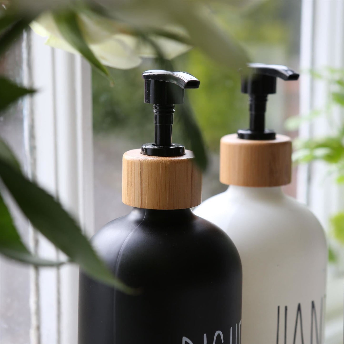 500ml Black Glass Dish Soap Dispenser