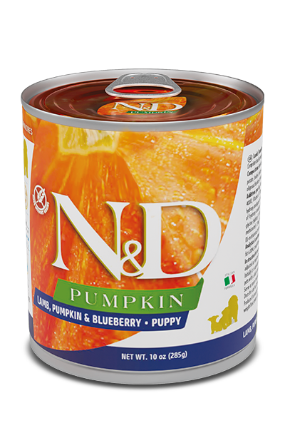N and D Dog Lamb Pumpkin and Blueberry Puppy 285g - Case of 6