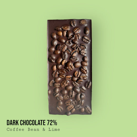 Single Origin Dark Perú 72% Coffee Bean & Lime 110g