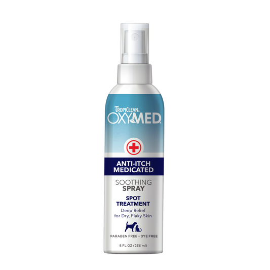 TropiClean OxyMed Anti-Itch Medicated Soothing Spray 236ml