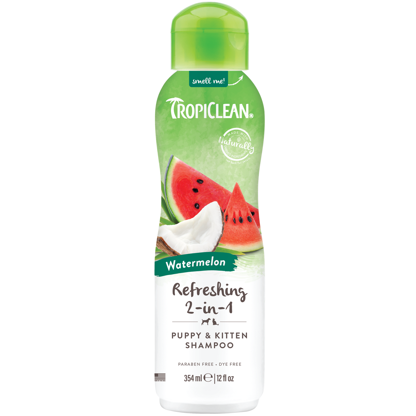 TropiClean Watermelon Luxury 2-in-1 Shampoo and Conditioner for Pets 355ml